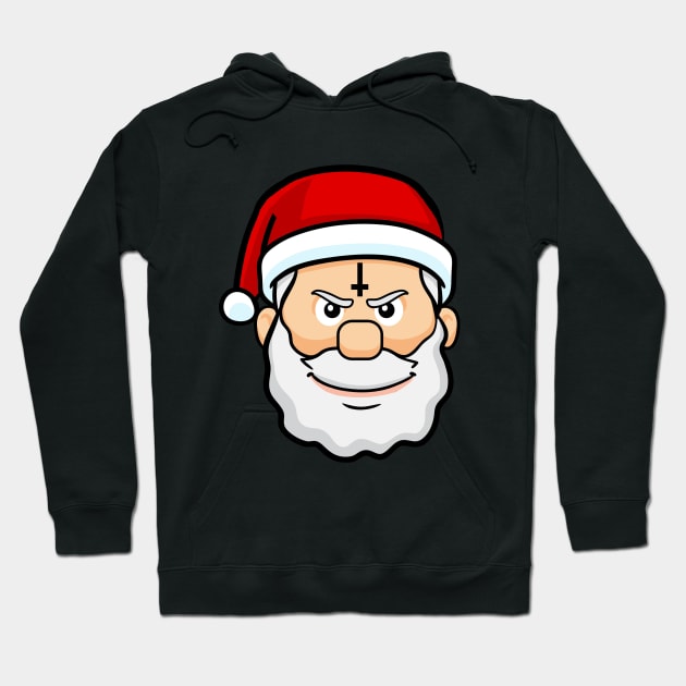 christmas hail santa funny Hoodie by gossiprag